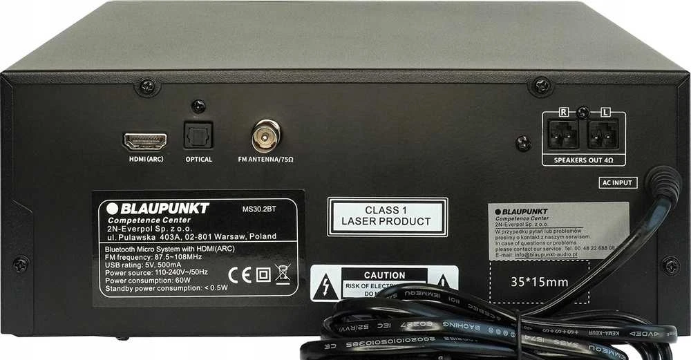 Muzikinis centras Blaupunkt MS30.2BT