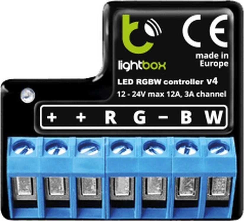BleBox LightBox v4 - LED RGBW Bluetooth tvarkyklė - Android / iOS programa