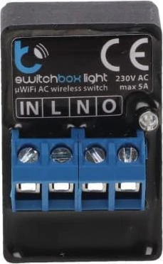 BleBox SwitchBox Light - 230V WiFi relė - Android/iOS programa