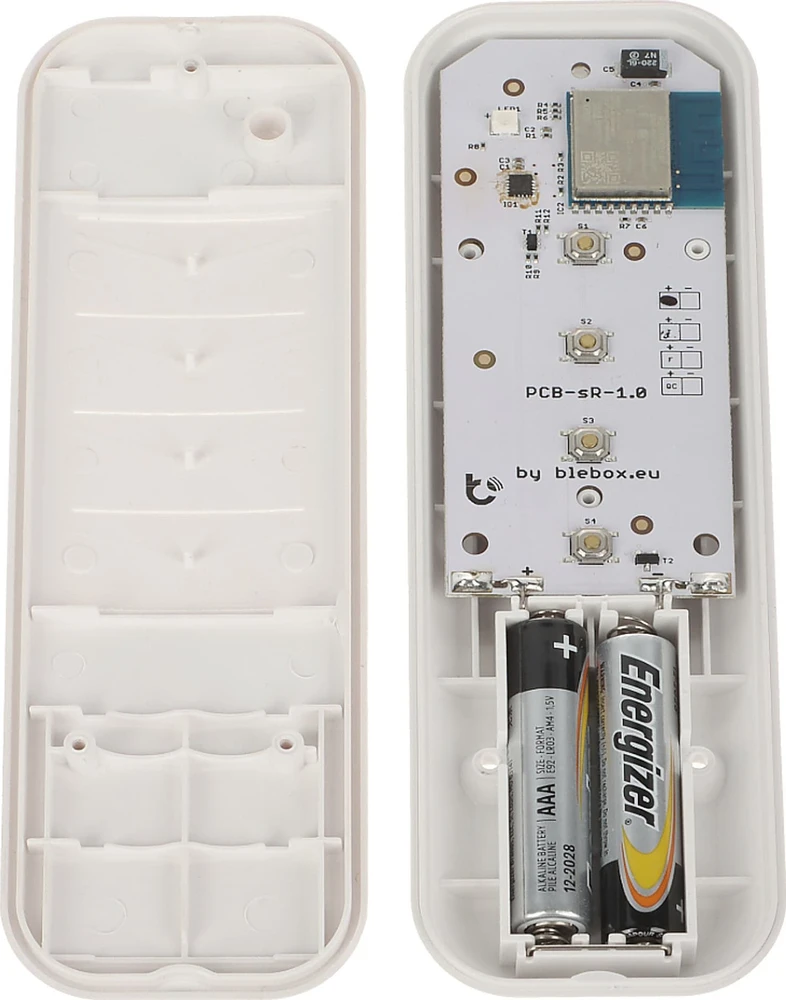BleBox simpleRemote – nuotolinio valdymo pultelis uWiFi valdikliams – baltas