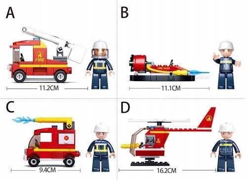 Konstruktorius Sluban Sluban Fire Fire 4 Designs M38-B0622