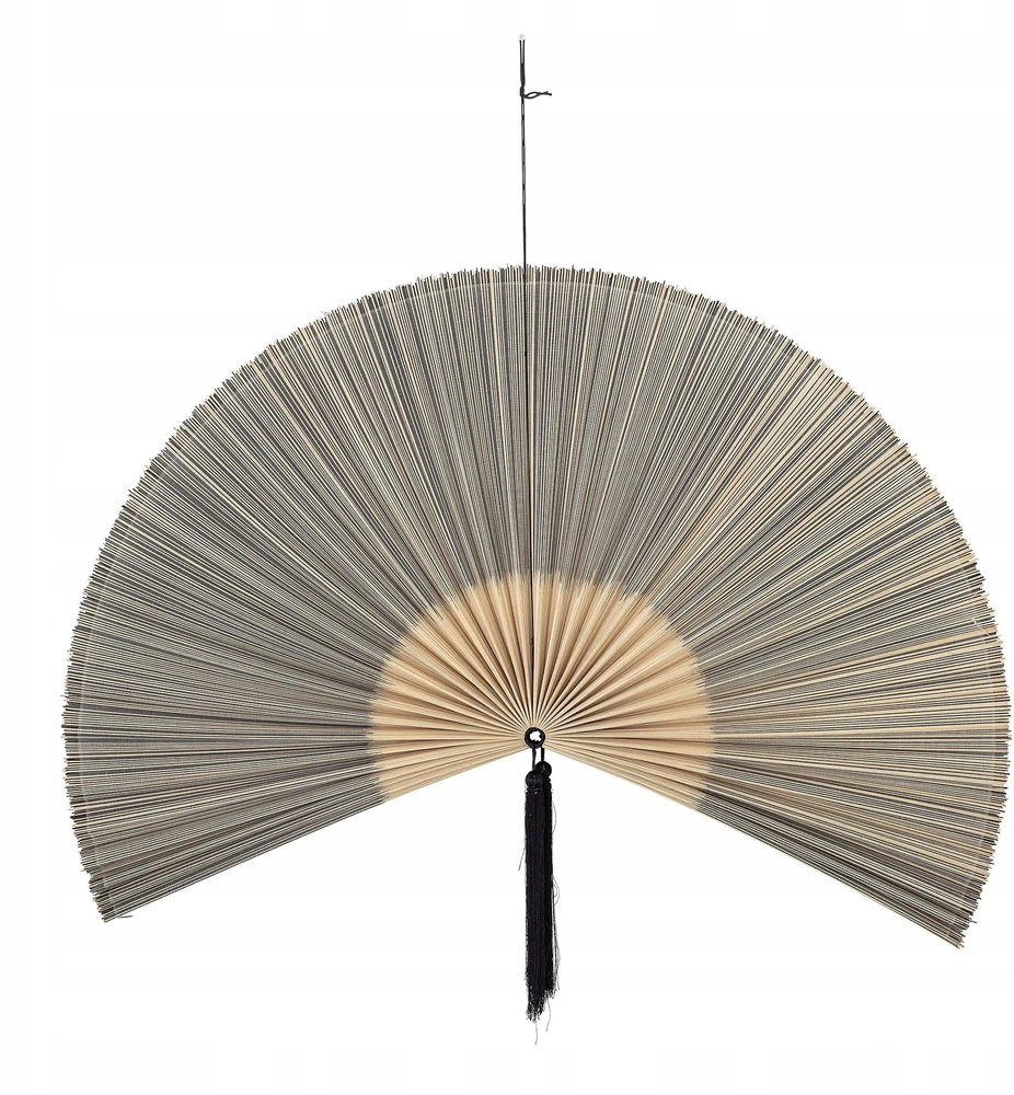 „Bloomingville“ – „Jaime“ sienos dekoracija, 145 x 72 cm – juoda „Karagumoy“