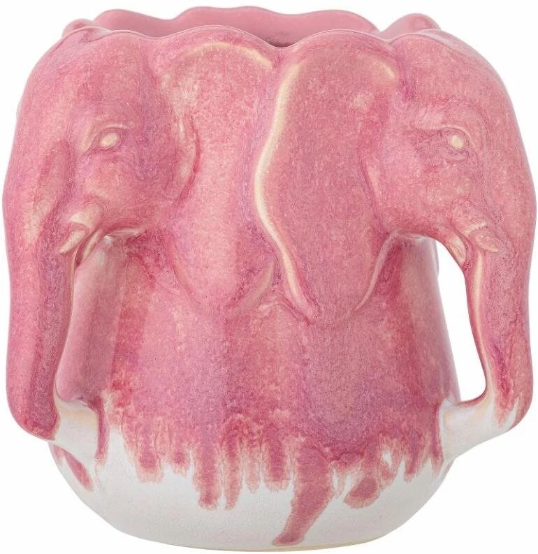 Bloomingville Pontus Vase, Rožinė, ceramika