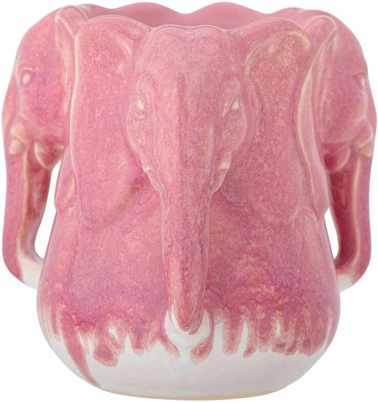 Bloomingville Pontus Vase, Rožinė, ceramika