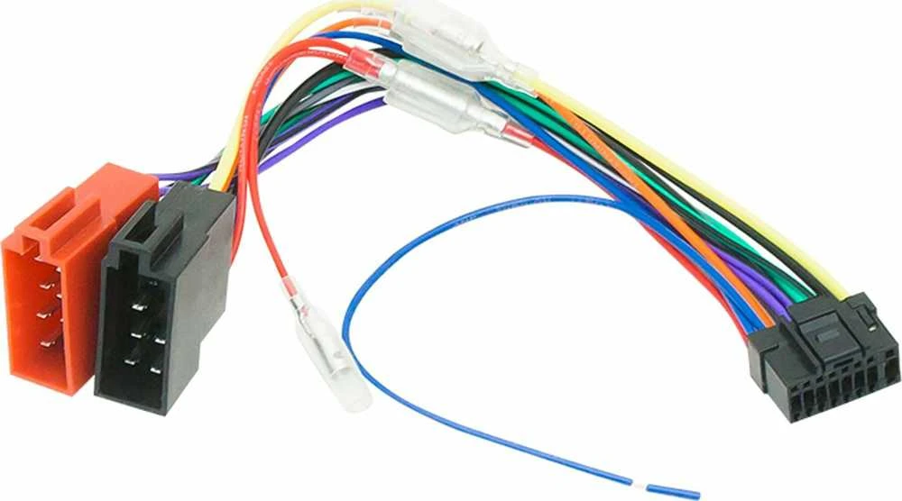 ISO adapteris Alpine magnetolai su jungtimis
