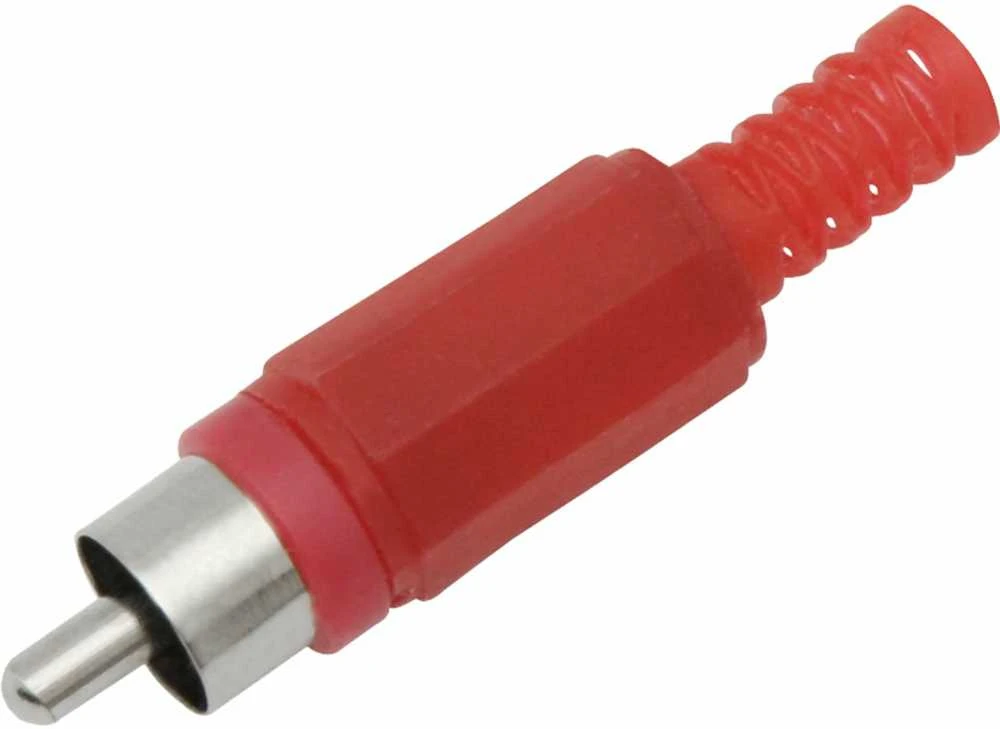 Blow Oem RCA kištukas (Cinch) raudonas - 100vnt