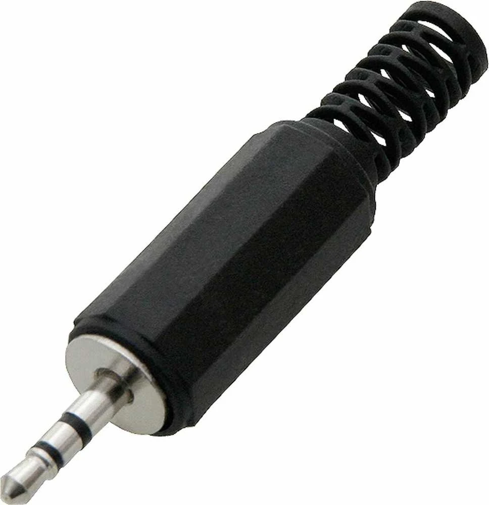 AUX 2.5 mm kištukas su spirale
