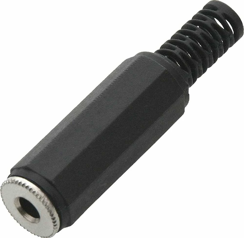 3.5mm AUX lizdas su apsaugine spirale