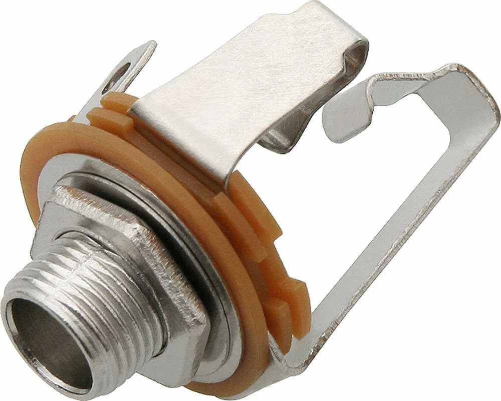 6.3 mm lizdas su metaliniu sriegiu
