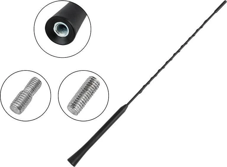 Automobilio antenos stiebas su montavimo sriegiais