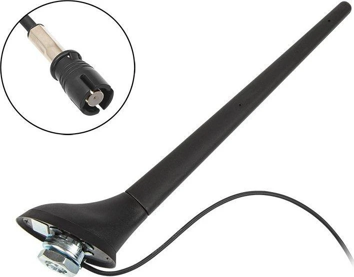 VW automobilio antena su Raku II jungtimi
