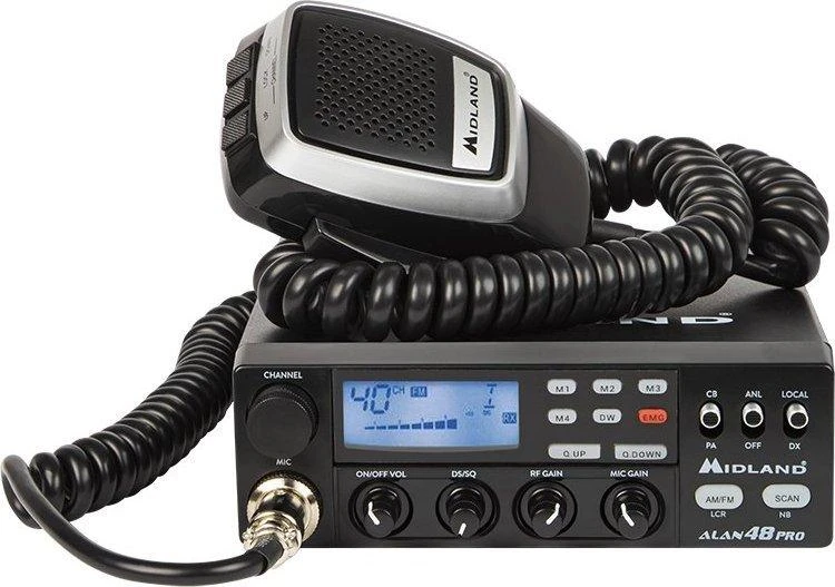 Blow CB radijas ALAN-48 PRO AM/FM/ASQ 12/24V