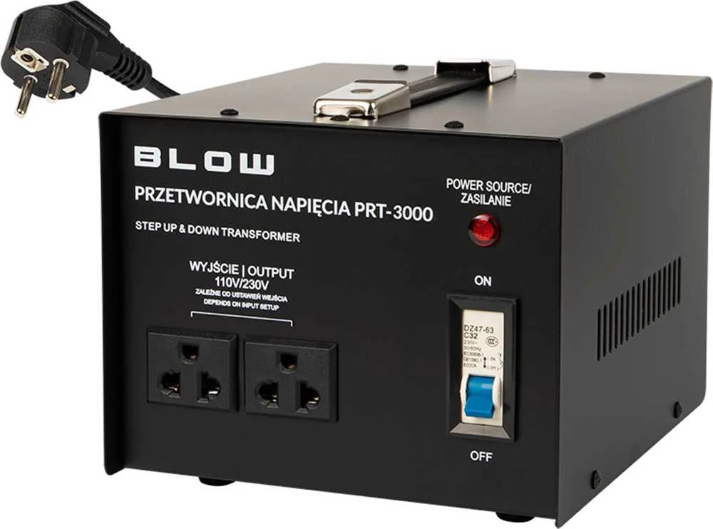 Blow Pūskite Inverteris 230V 110V PRT 3000W