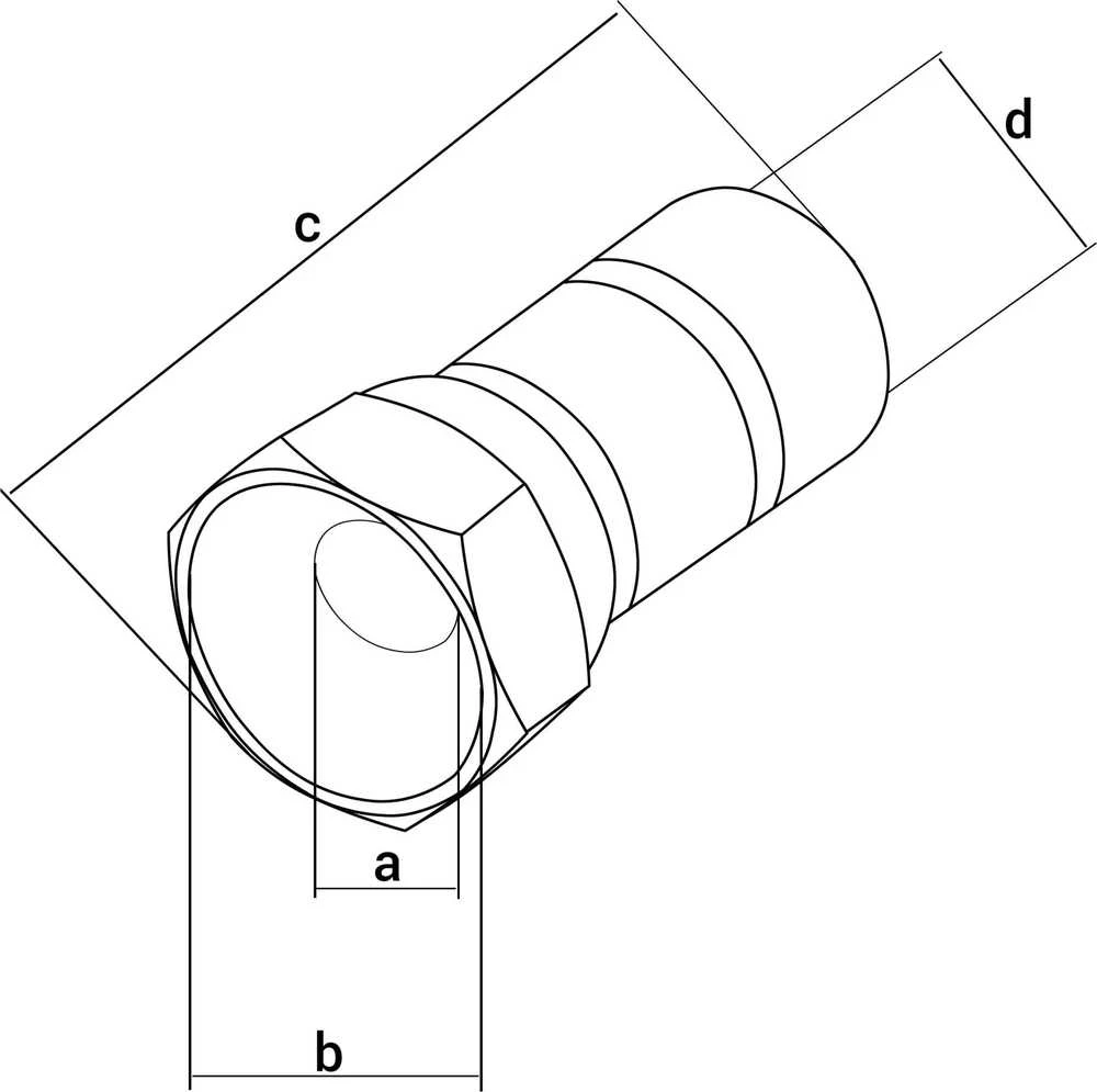 Blow Wtyk SAT "F" RG6/6.8mm/18mm
