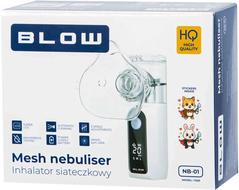 Nešiojamasis inhaliatorius BLOW NB-01