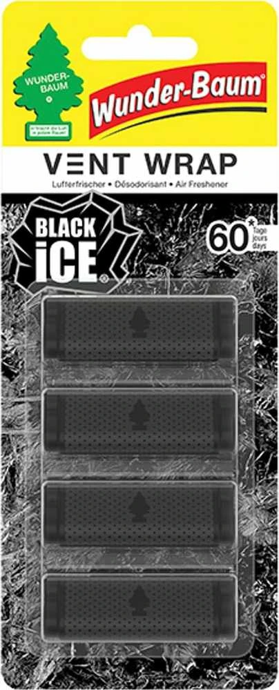 Wunder Baum Blow WUNDER-TREE - Vent Wrap Juodas Ice 4vnt
