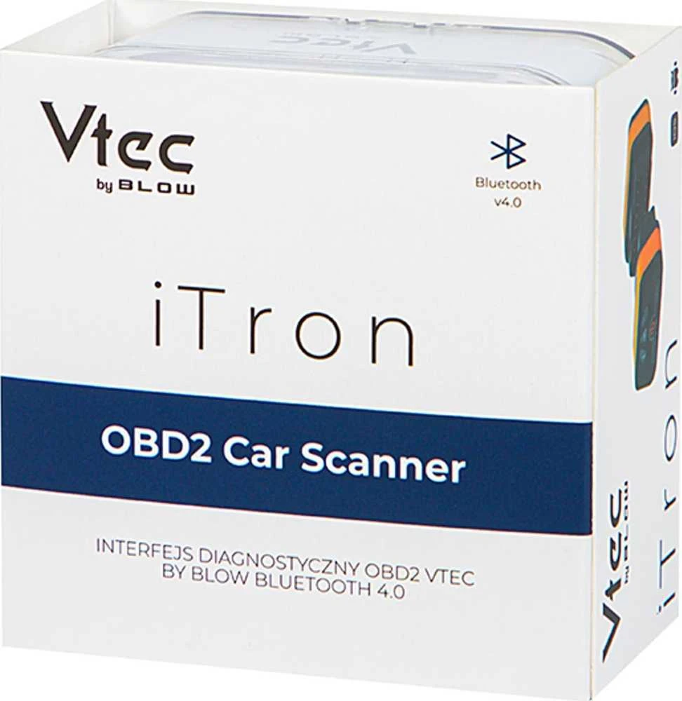 OBD2 Vtec iTRON su BLOW BLUETOOTH 4.0 diagnostikos sąsaja