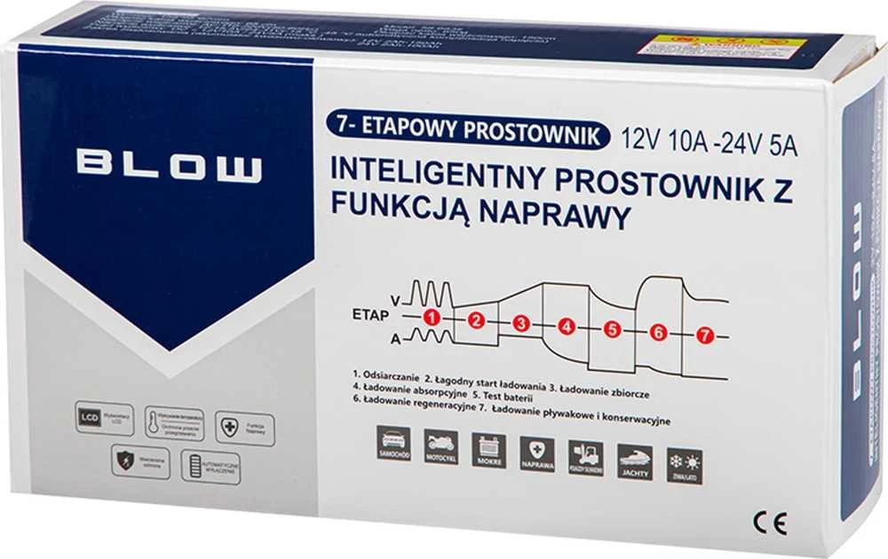 Automatinis lygintuvas 12V/10A-24V/5A BLOW