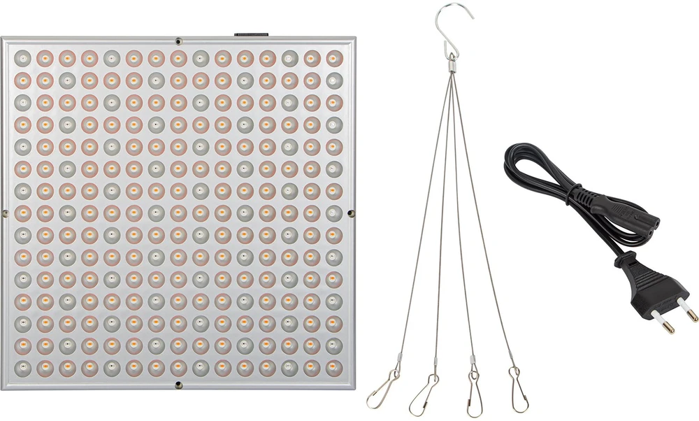 Blow Augalų augimo lempa, auginimo panelė, 225 LED + virvės, 36 W, pakabinama