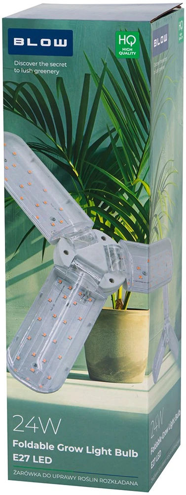 Blow E27 A60 LED 24W lemputė augalams auginti, prailginama