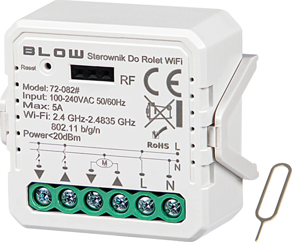 Blow Išmanusis WiFi roletų valdiklis TUYA