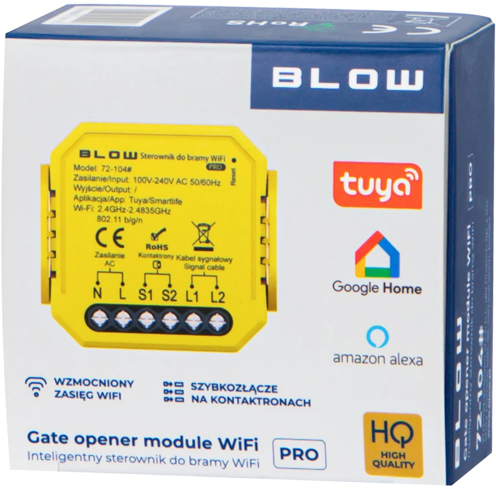 Blow TUYA PRO išmanusis WiFi šliuzo valdiklis