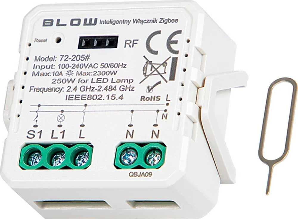 Blow Išmanusis Zigbee valdomas TUYA sieninis jungiklis
