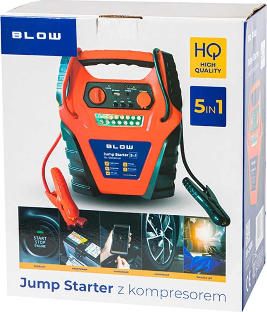 Blow Jump Starter su 5w1 kompresoriais