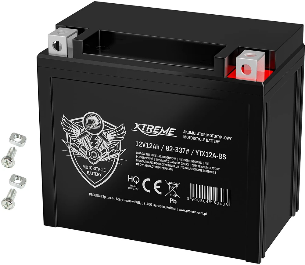 Blow Motociklo akumuliatorius 12V 12Ah XTREME dešinysis+