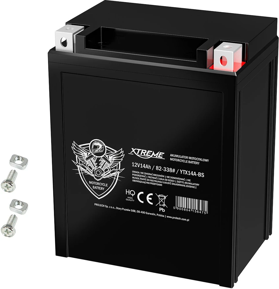 Blow Motociklo akumuliatorius 12V 14Ah XTREME dešinysis+