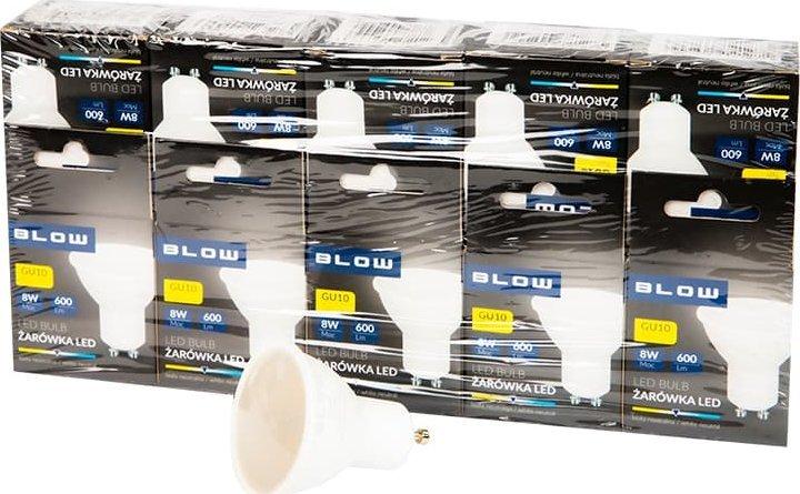 Blow GU10 LED lemputė 8W 230V neutrali 10vnt
