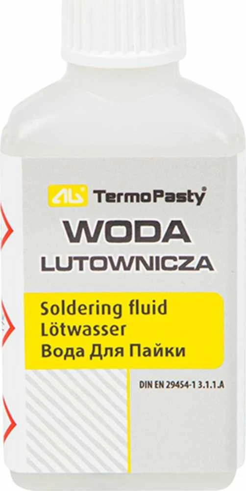 Litavimo skystis 50ml flakone su informacine etikete