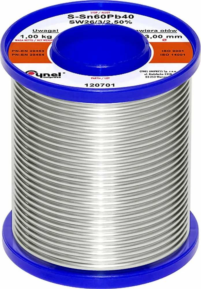 Blow Lydmetalis su fliusu CYNEL LC60-SW26 3.00mm 1kg