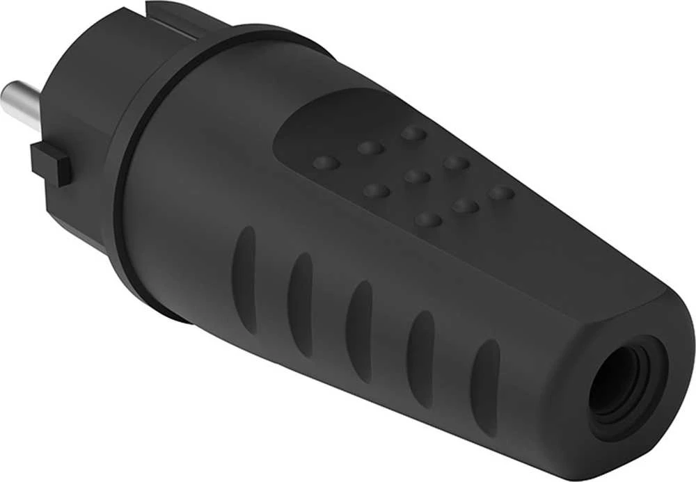 Blow WT-54 PR kištukas, tiesus, juodas
