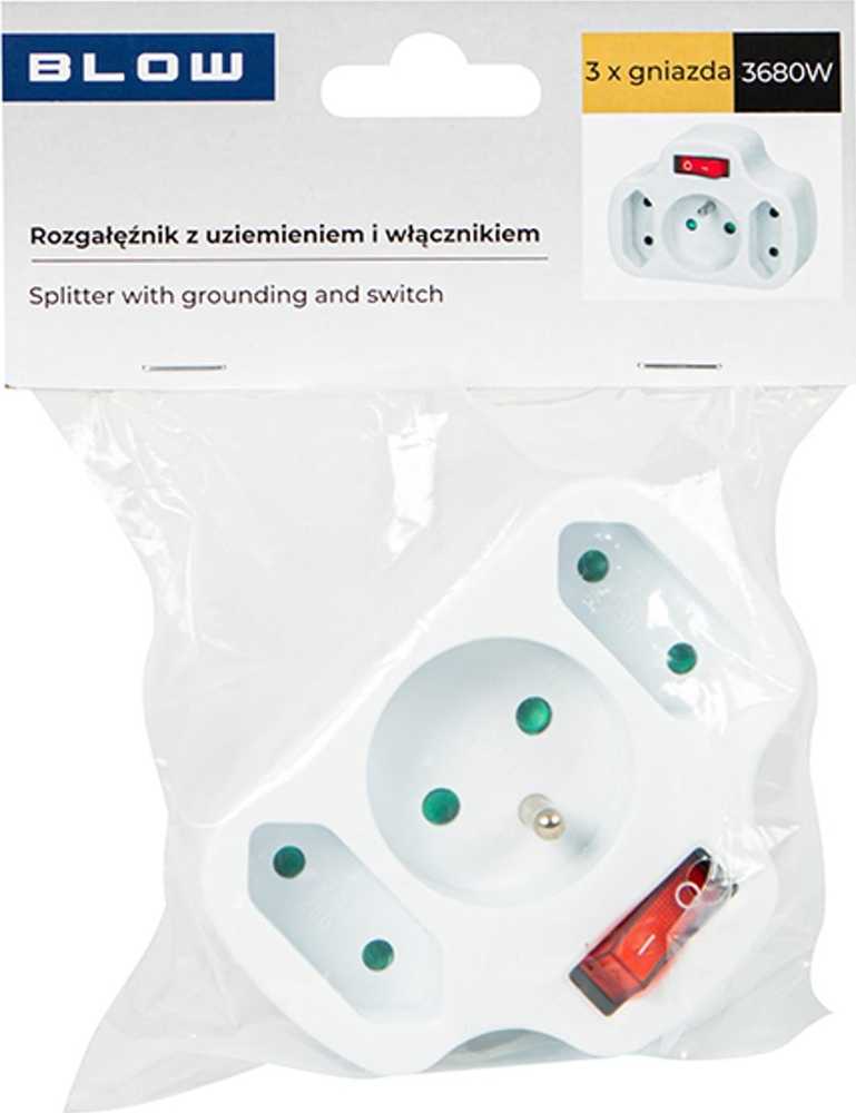 Blow R-12WS PR 3 SOCKET skirstytuvas su
