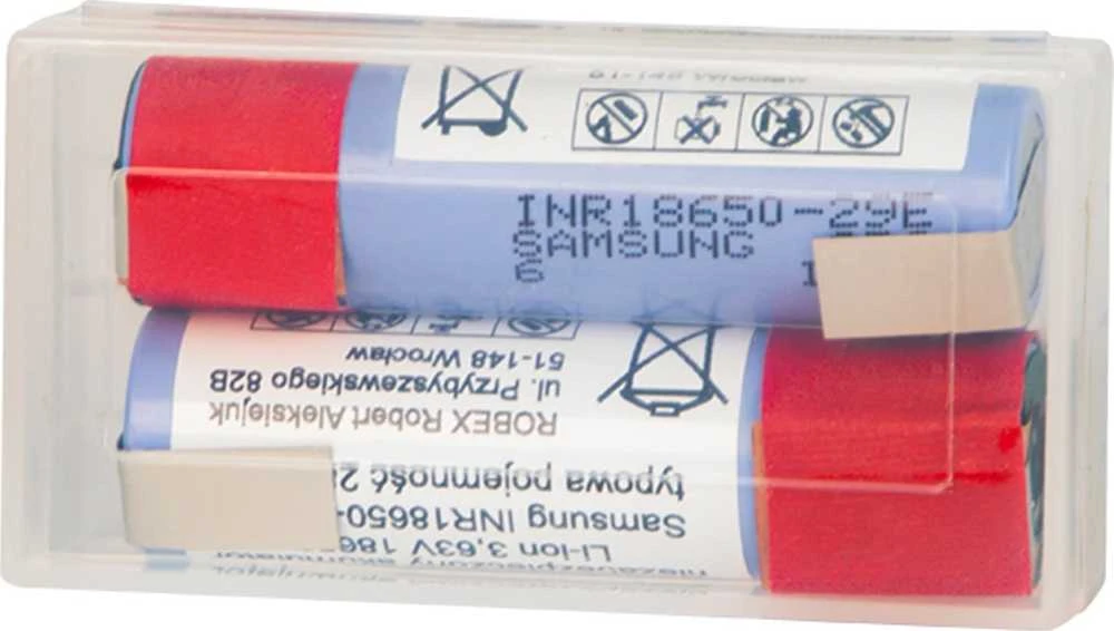 Blow Baterija 18650 li-ion 2750 plokštės 2sz