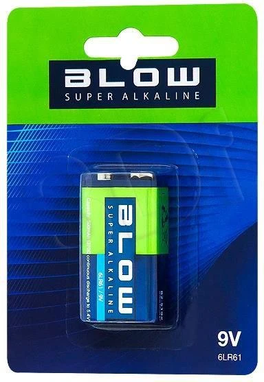 Blow 9V šarminė baterija pakuotėje