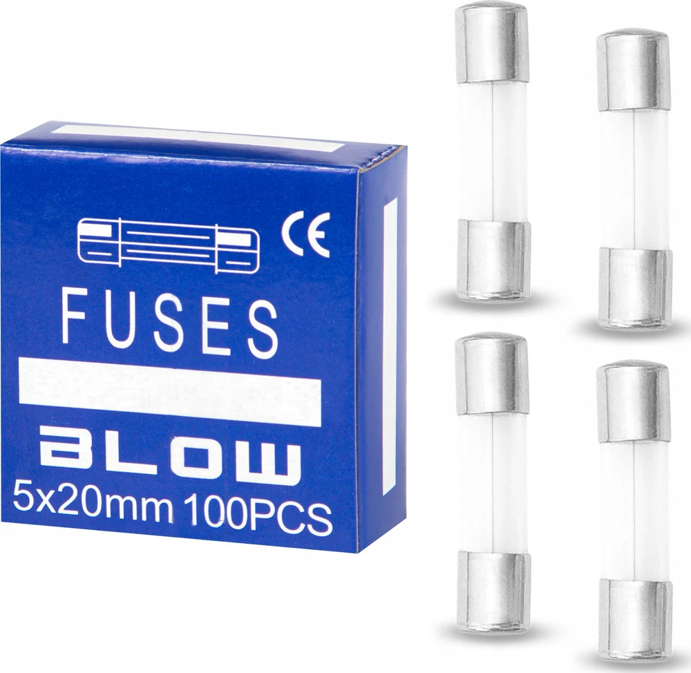Blow Oem Saugiklis 10A 20mm CE - 100vnt