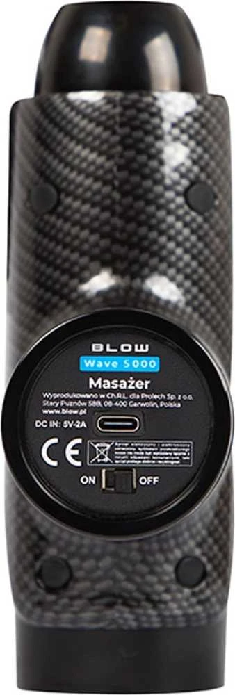 BLOW Wave 5000 masažo pistoletas + 10 antgalių + lagaminas