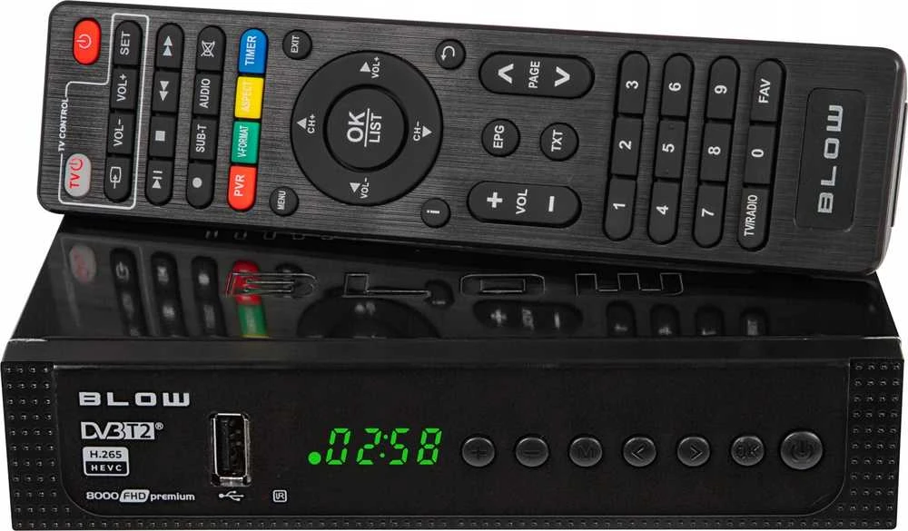 DVB-T2 imtuvo dekoderis BLOW 8000FHD PREMIUM