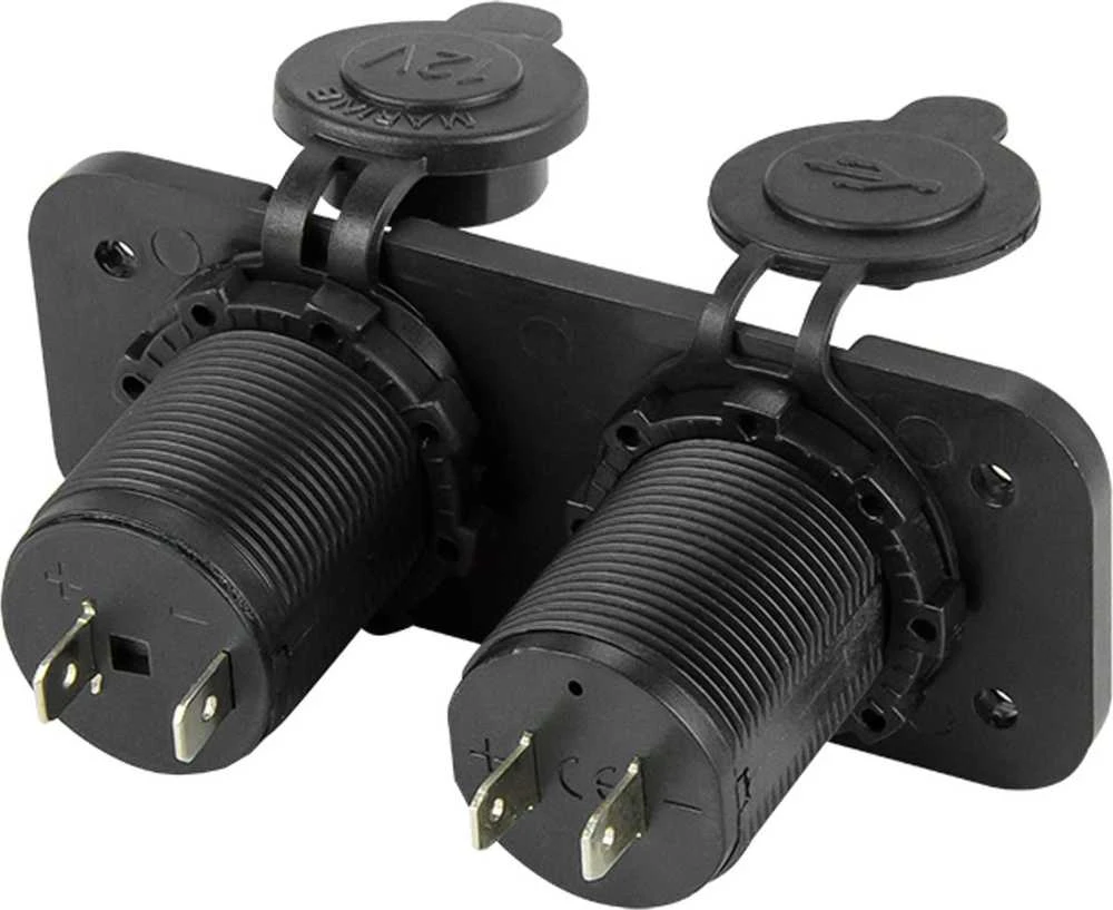 Blow Gn.žiebtuvėlis vien, su atvartu + 2x USB prievadu