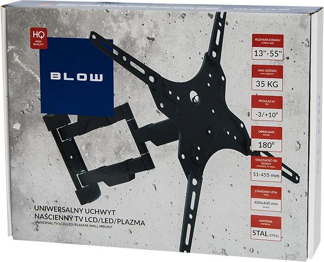 Blow LCD televizoriaus laikiklis HQ 13"-55" TYPE X su jungtimi