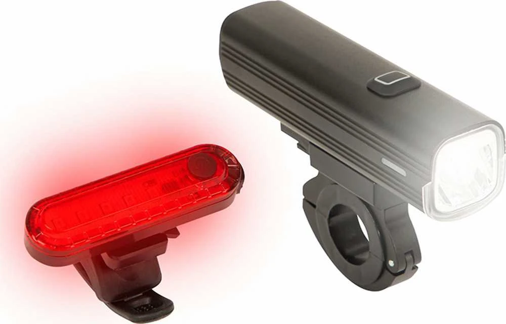 Blow Dviračio žibintų priekiniai + galiniai komplektas BL-03