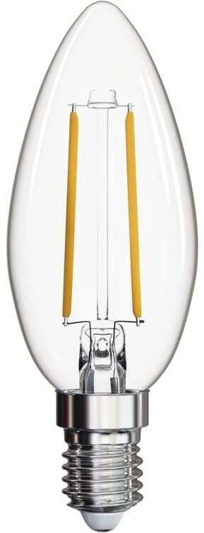 LED lemputė E14 230V 1.8W 250lm, FILAMENT, šiltai balta, 2700K, EMOS