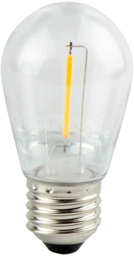 Blow Led Line Lemputė E27 230V ST45 1W, FILAMENT, šiltai balta 2700K, 50lm, plastikinė