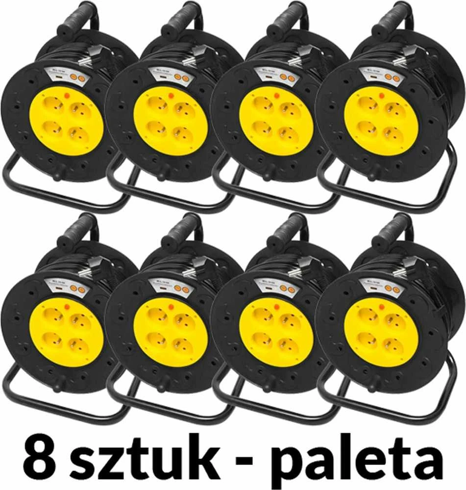 Blow Oem Elektros tinklo ilgintuvas PR-61 50m 3x2.5 PCV 8vnt