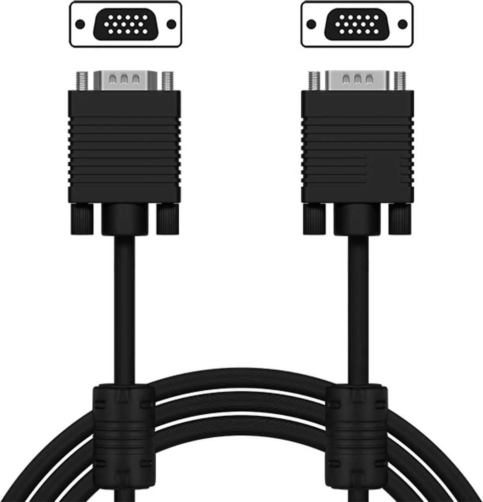 VGA-VGA laidas su feritiniais filtrais