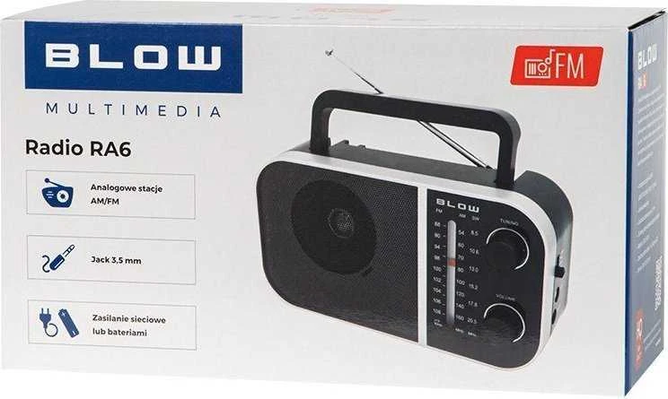 Oem Blow nešiojamas analoginis AM/FM radijas RA6