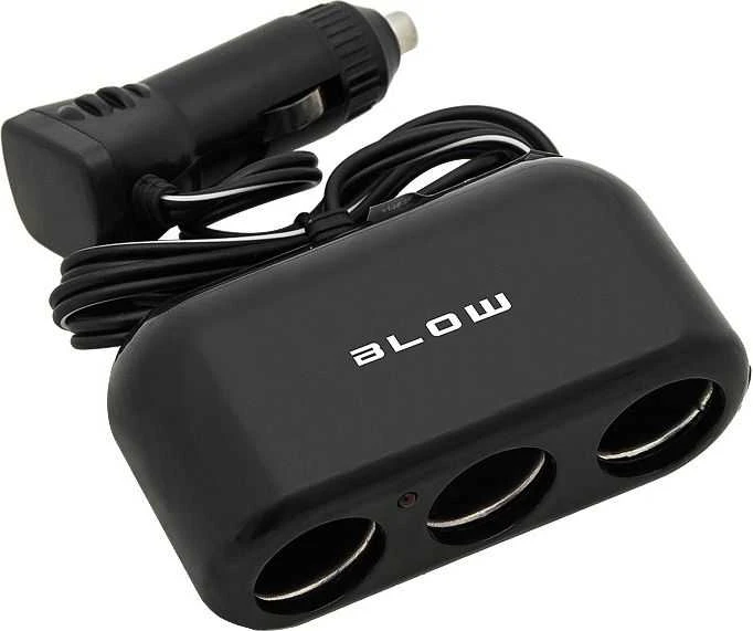 Blow Automobilinis cigarečių žiebtuvėlio skirstytuvas 1xPLUG/3xSOCKET+CS-32 laidas