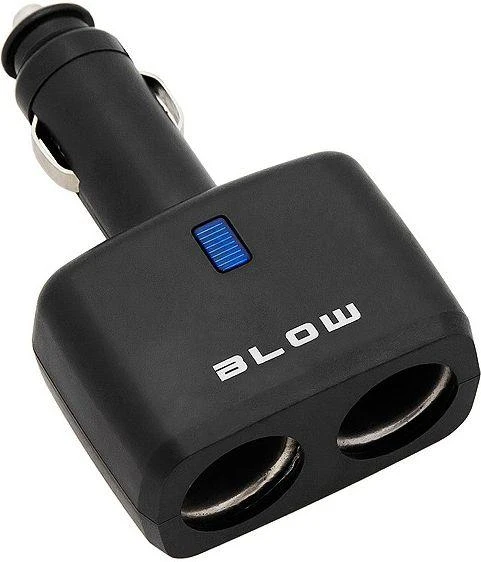 Blow Automobilinio žiebtuvėlio skirstytuvas 1xkištukas 2xlizdas CS-23